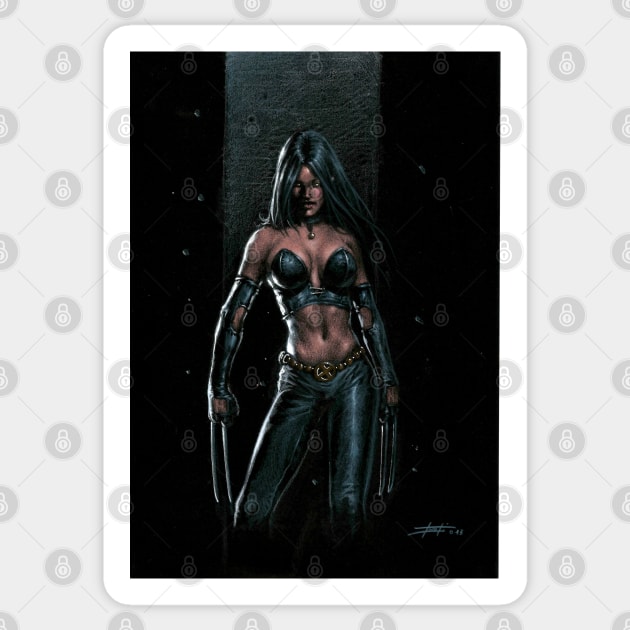 X 23 Sticker by lucastrati